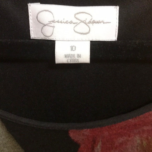 Jessica Simpson Black Floral Dress - Picture 3 of 3